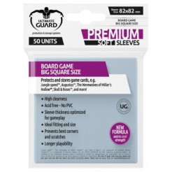 Ultimate Guard - Premium Sleeves Board Games Big Square (50)